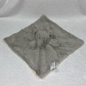 Kellytoy Lovey Blanket Gray Elephant Security K Luxe Plush Baby Toy